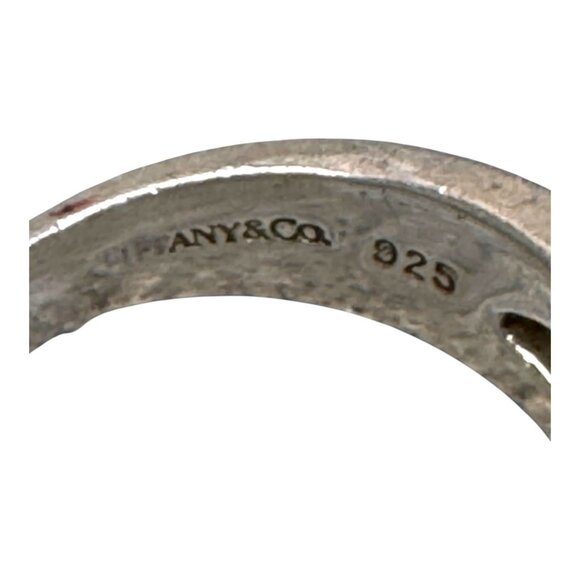 Tiffany & Co Paloma Picasso Sterling Silver 925 Heart Ring Size 5 Endless Love - Picture 6 of 8